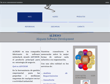 Tablet Screenshot of aldeso.net